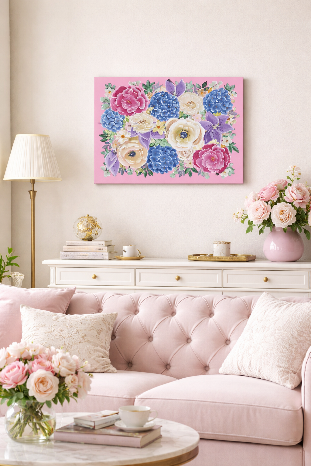 Floral bouquet with anemone