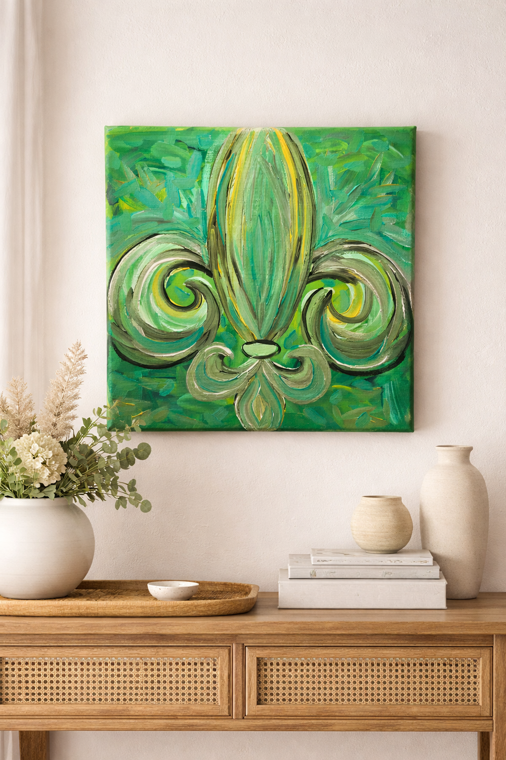 Fleur de Lis Canvas