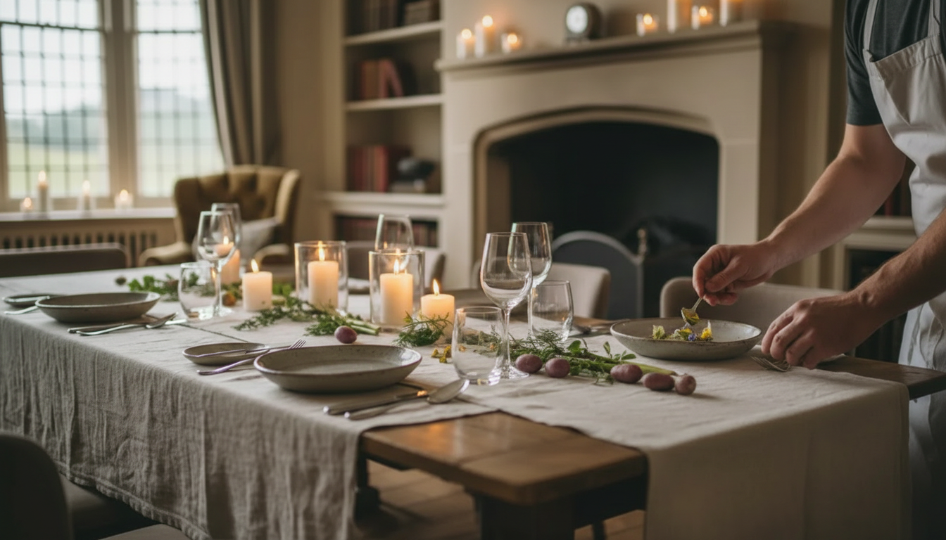 Private chef dining Scotland