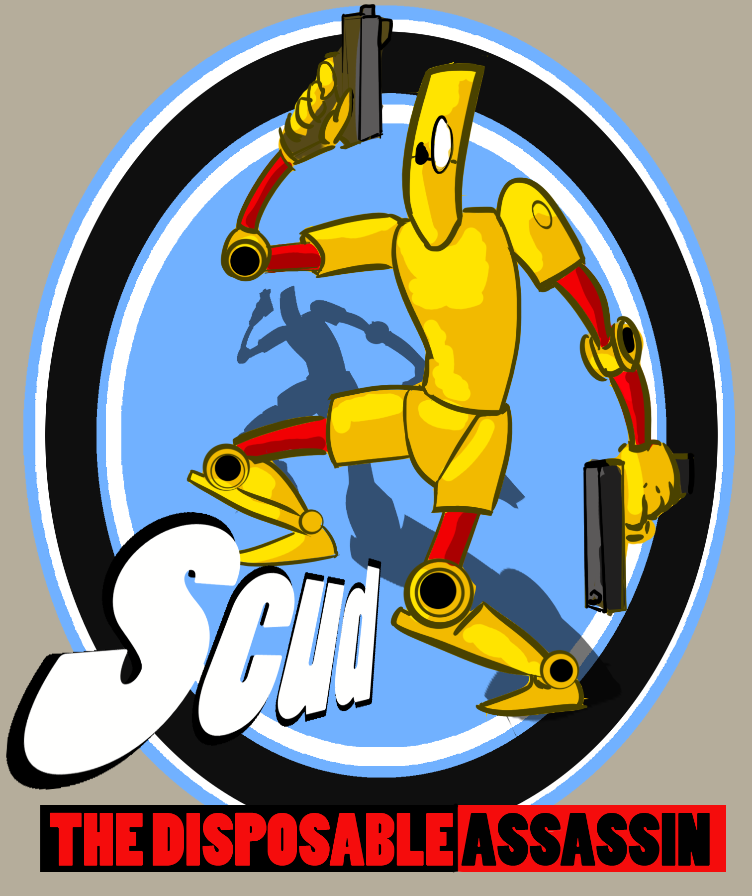 Fan art of a 90s Comic Book
