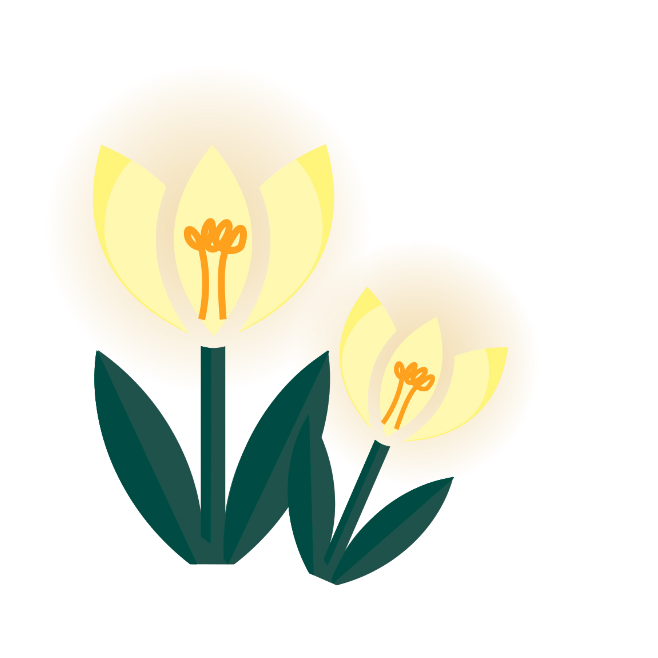 Glowing Tulip Icon