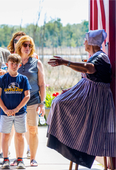 Team member at Windmill Island Gardens