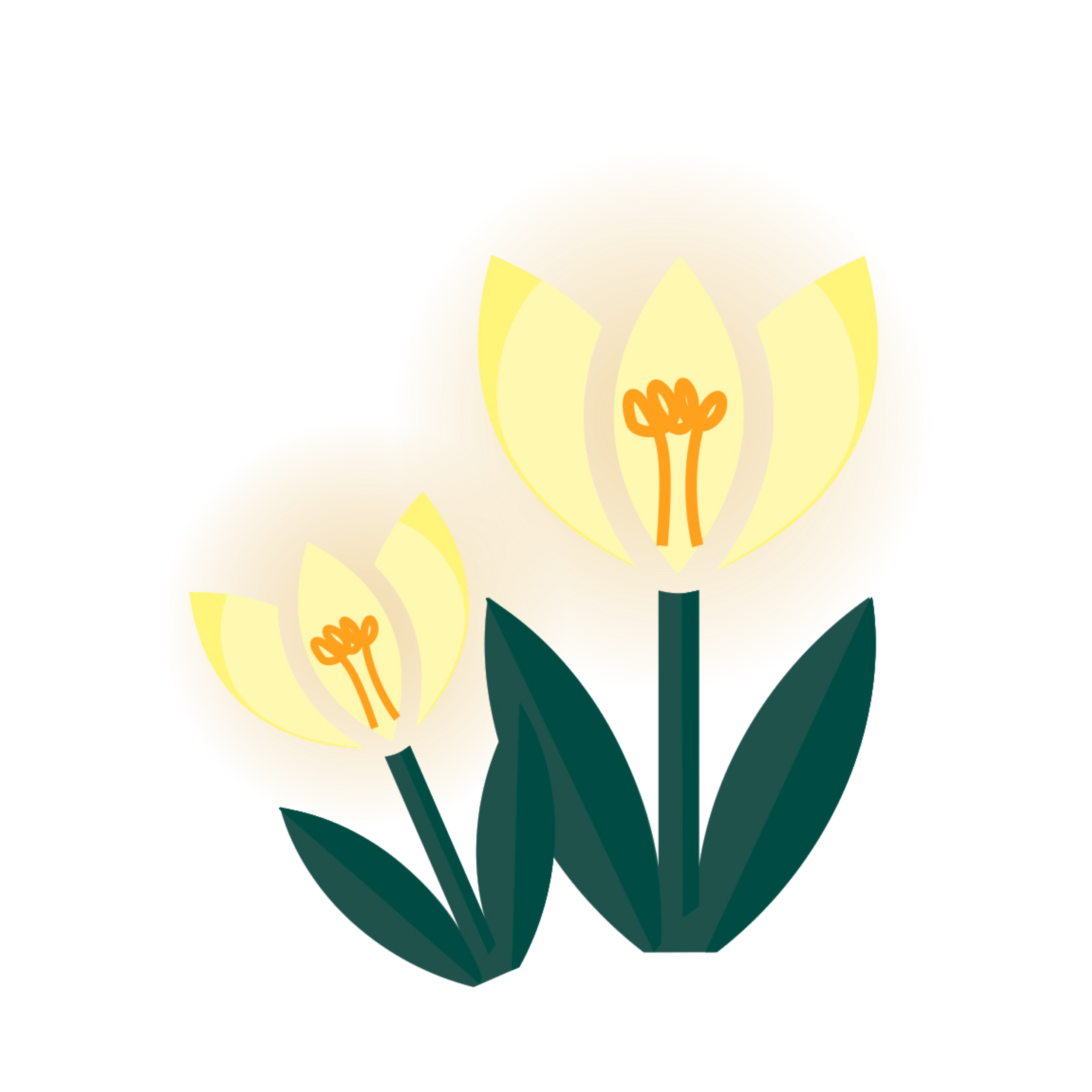 Glowing Tulip Icon
