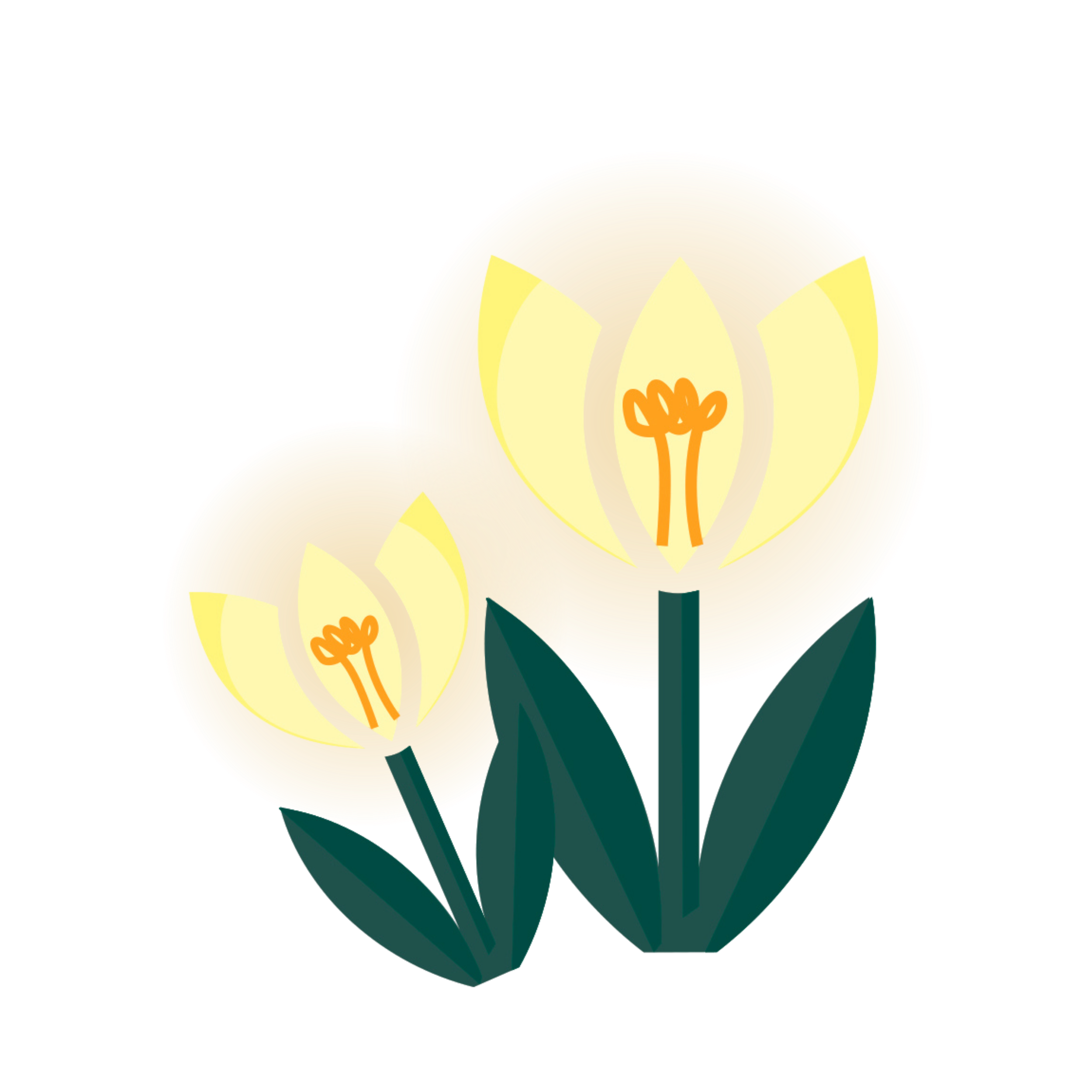 Glowing Tulip Icon