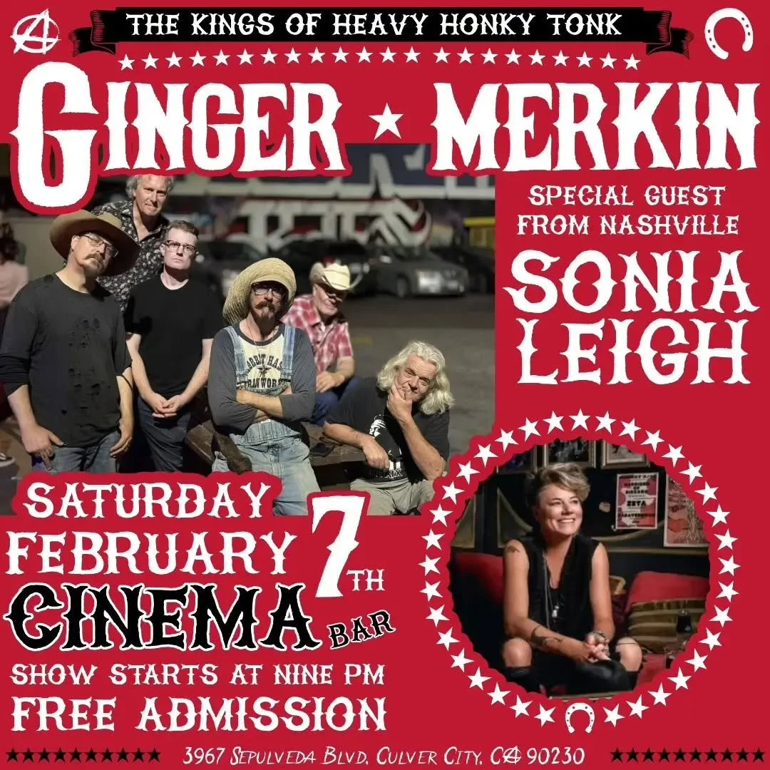 Tonight in Culver City @thecinemabar_ 

#heavyhonkytonk #wildwesternmusic #rodeorockers #outlawcountry #outawrock