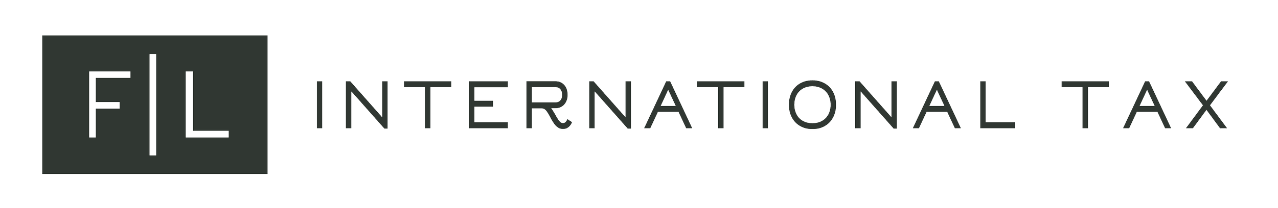 Logo of FL International Tax with a black square containing 'FL' on the left and the words 'International Tax' to the right.