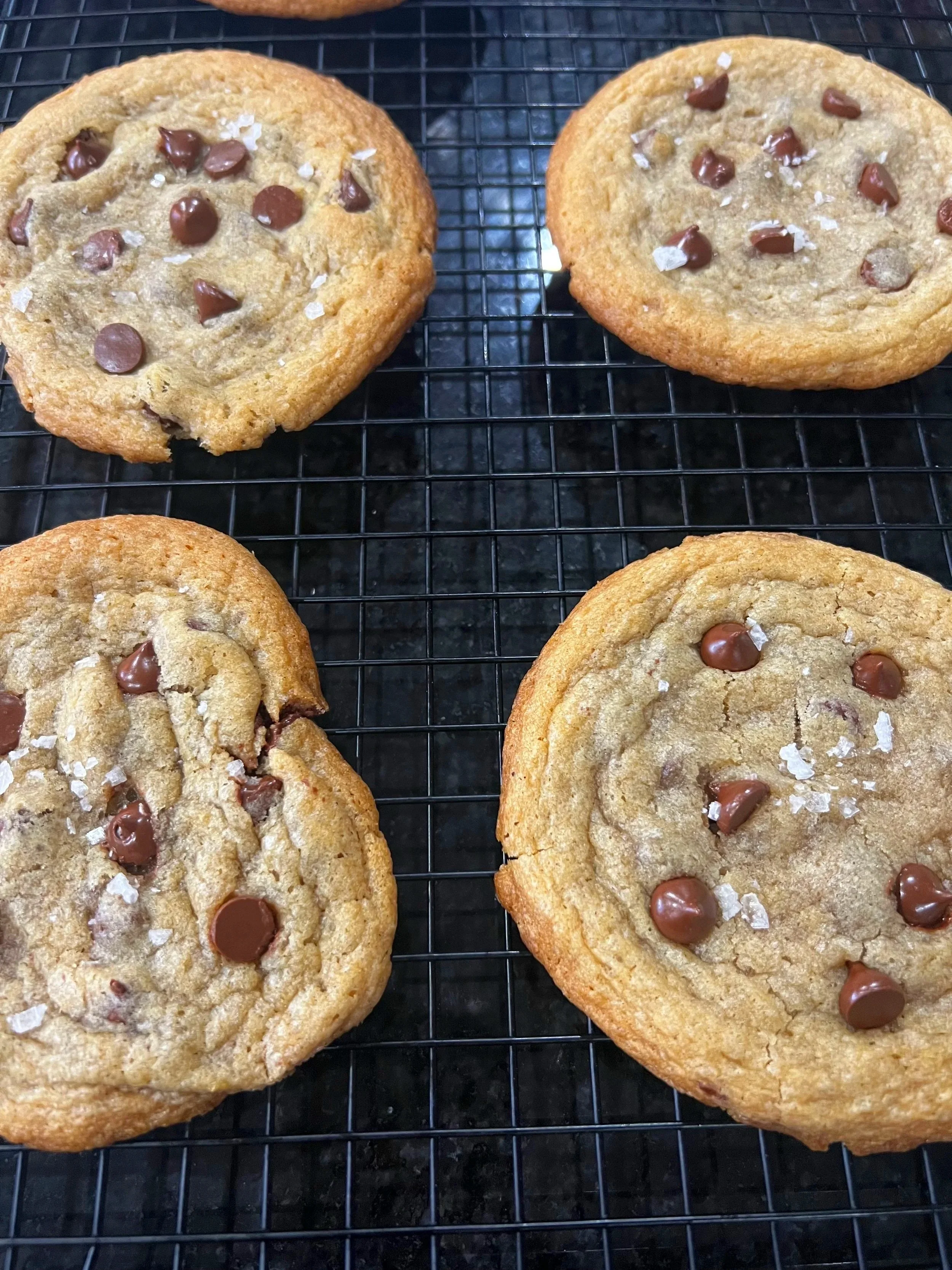 Sourdough Brown Butter Chocolate Chip Cookies