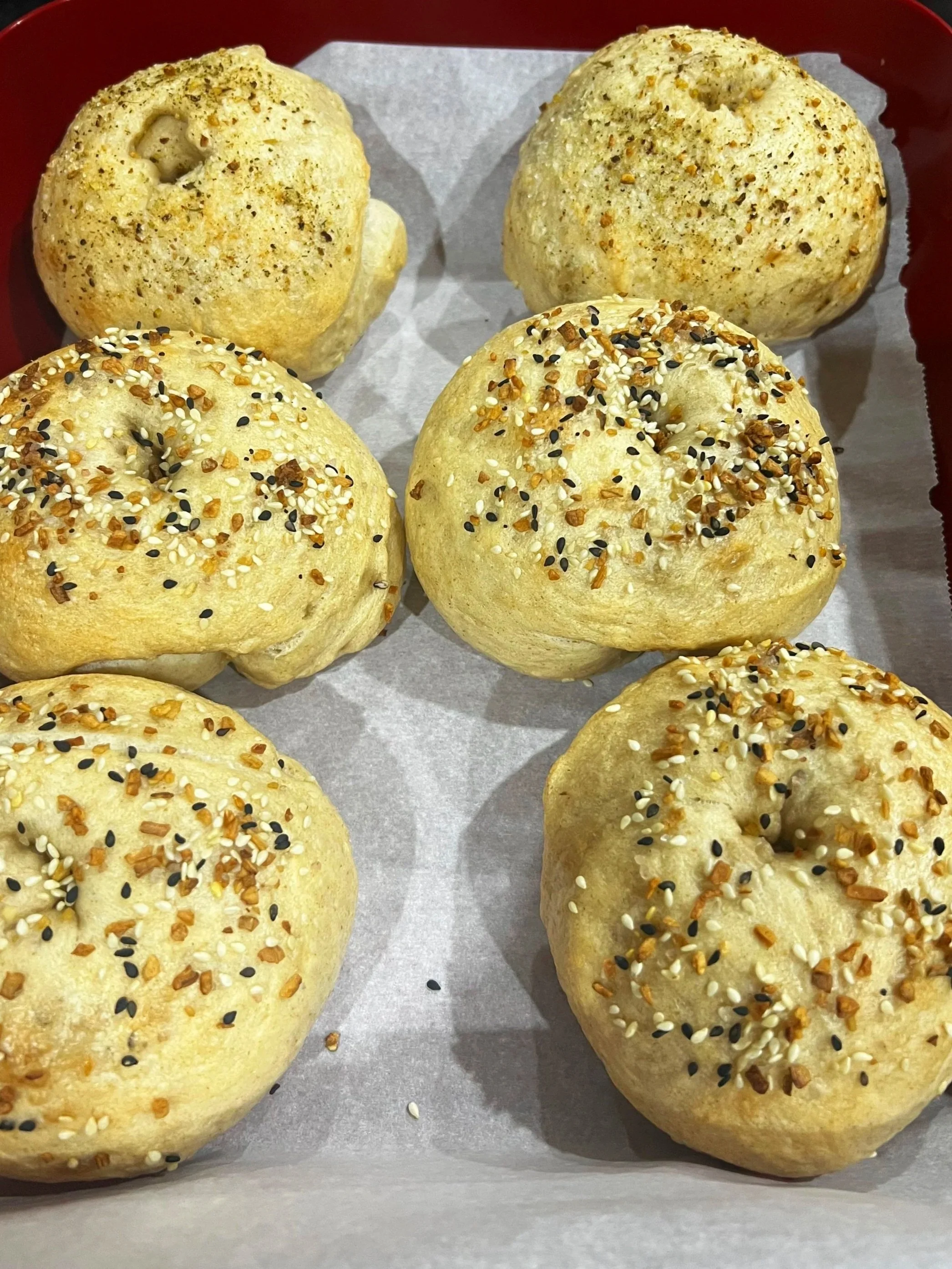 Sourdough Everything Bagels