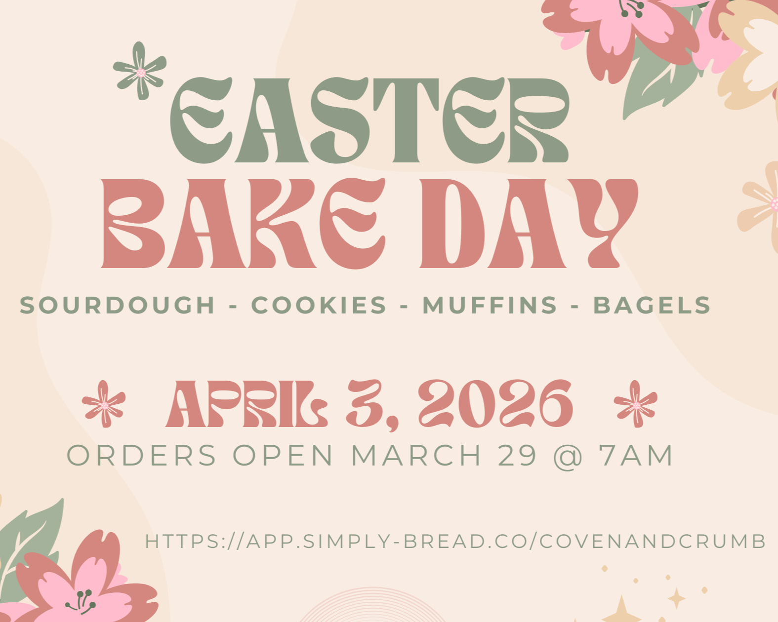 Easter Weekend Bake Day