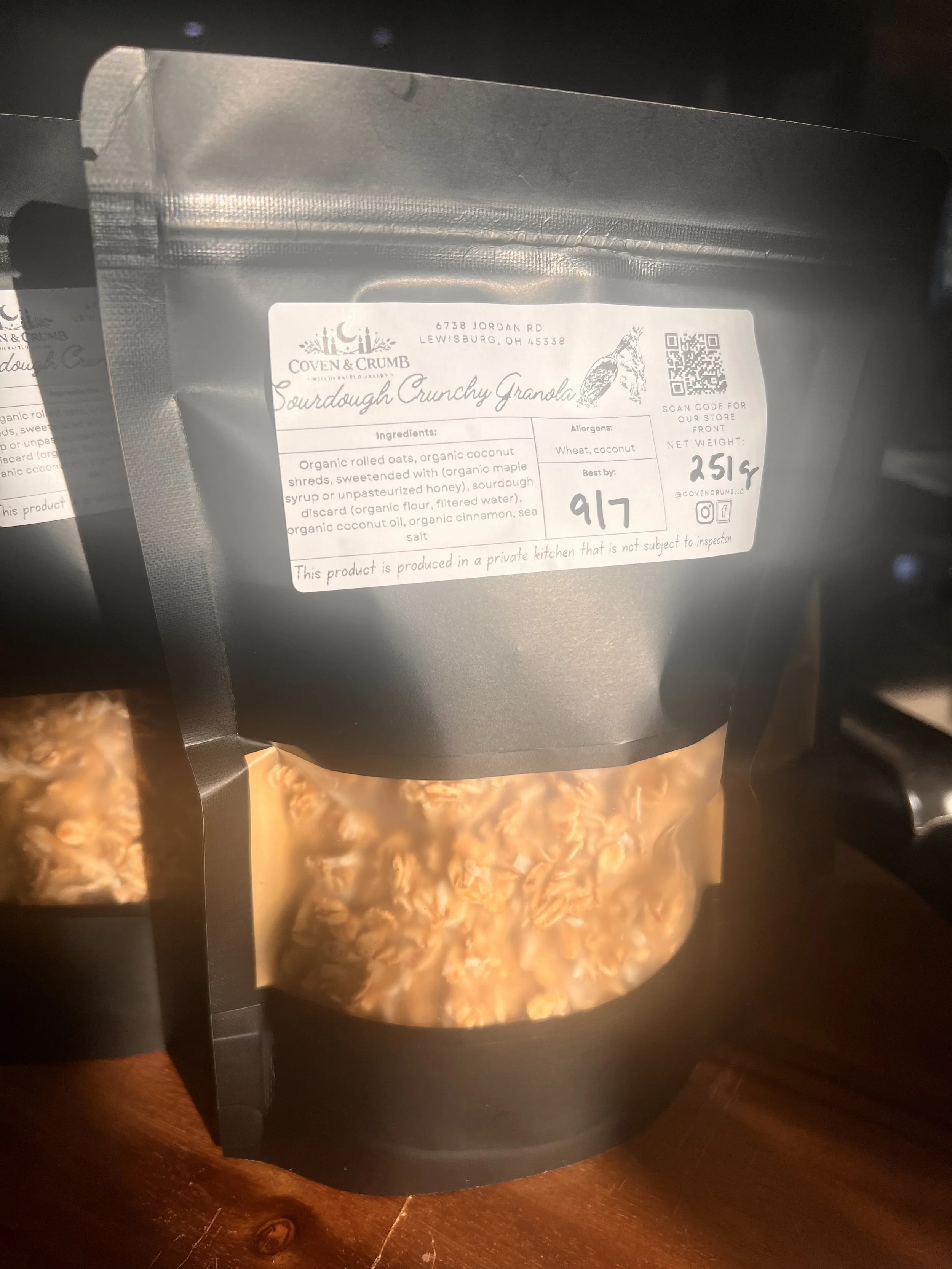 Sourdough Crunchy Granola