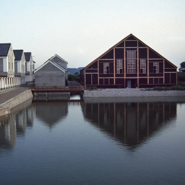 building on waterfront