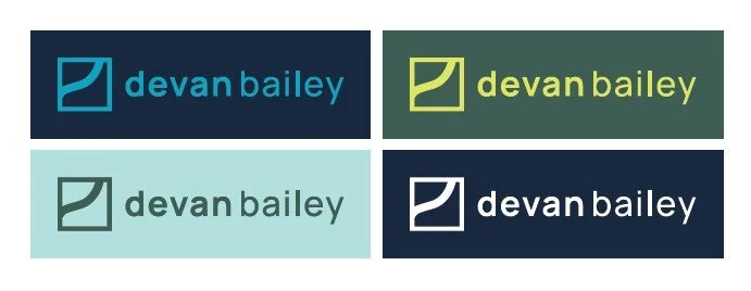 Devan Bailey Horizontal Logo Variations