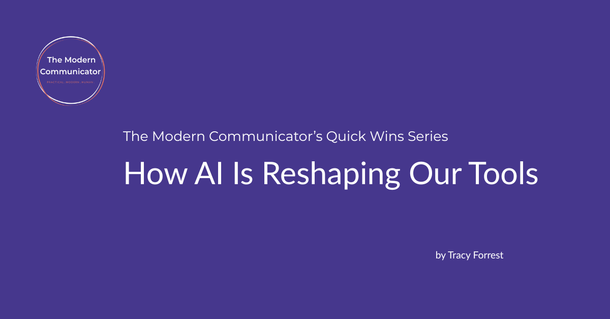 How AI Is Quietly Reshaping the Way We Work