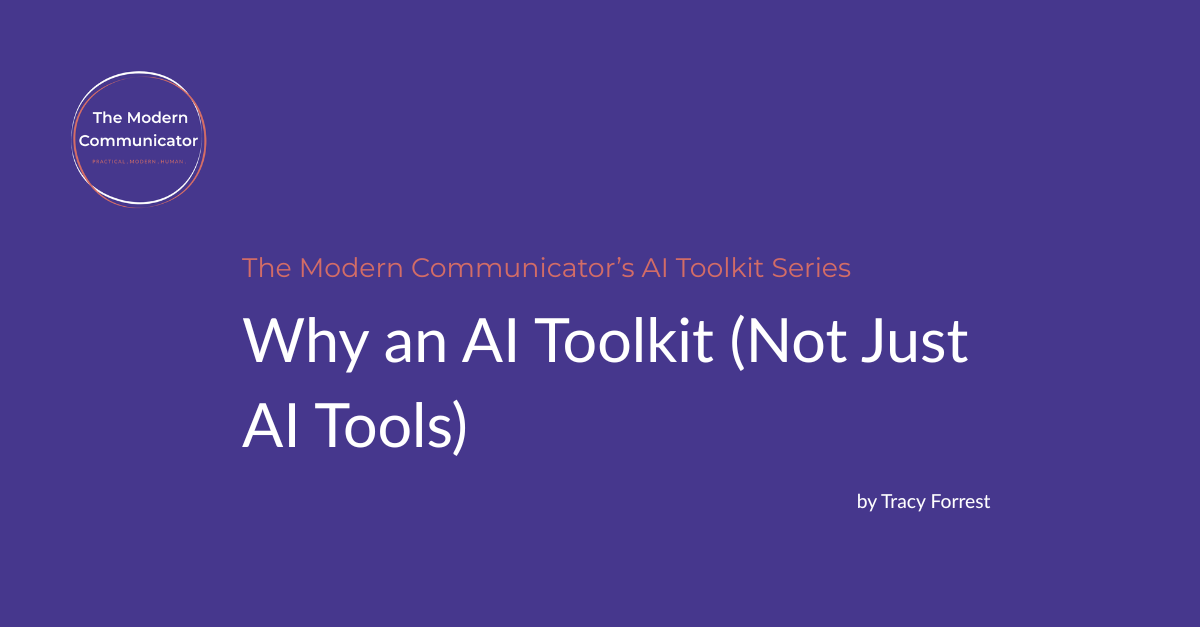 Why an AI Toolkit (Not Just AI Tools)