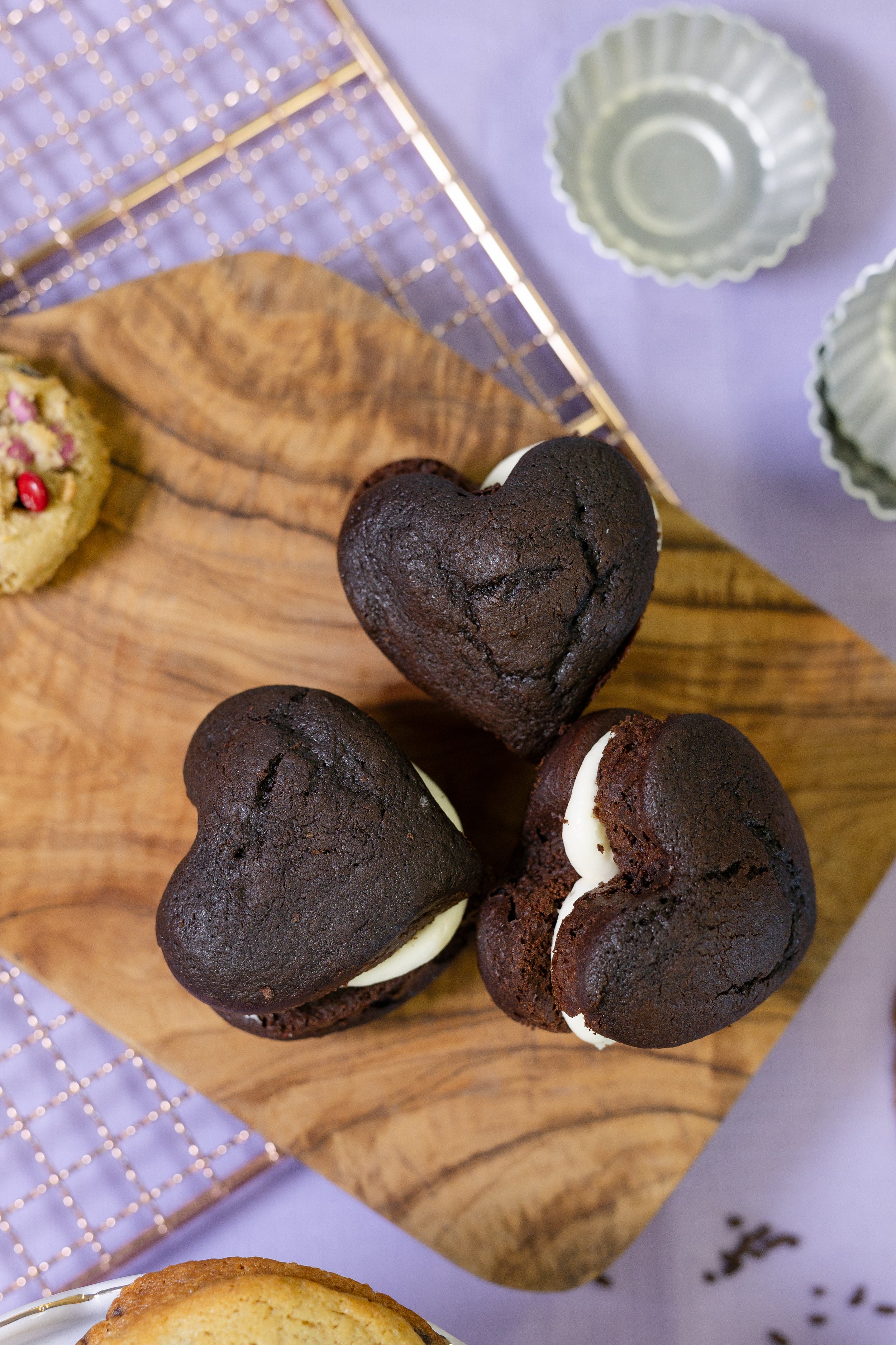 Whoopie Pie Hearts