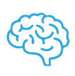 Light blue brain icon.