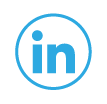 Light Blue LinkedIn logo icon.