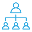 line icon of people networking