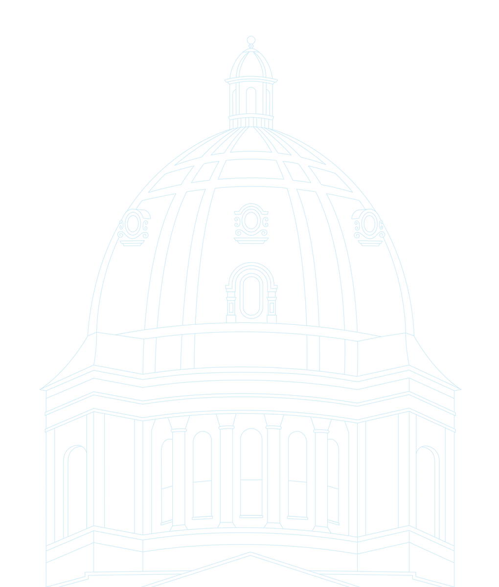illustration of South Dakota capitol in Pierre.