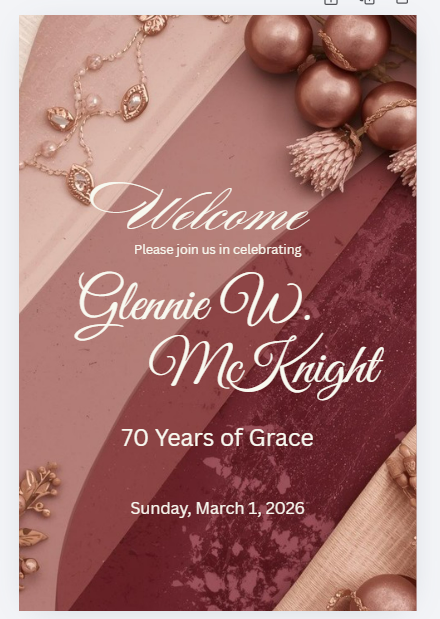 The McKnight Collection Milestone Celebration Suite