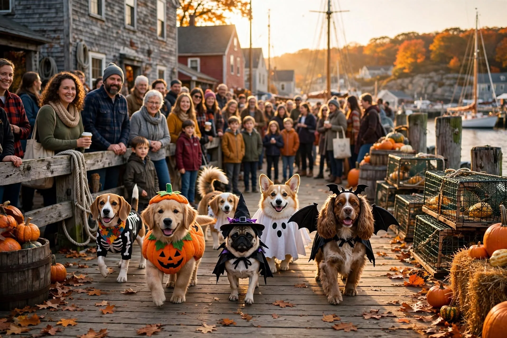 🐾 Puppies in costume > everything else. 🐾

Salem's Howl-o-ween Pet Parade hits Derby Wharf Saturday, October 10 at 10:30 AM &mdash; costumed pets strutting their stuff right on the waterfront. Free to watch; $5 to enter your own pet if you're a 