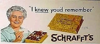 Schraffts Chocolate candy