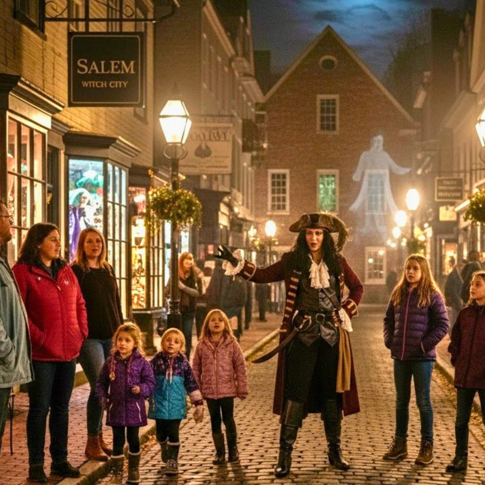 Historic Salem Walking Ghost Night Tour Via Train