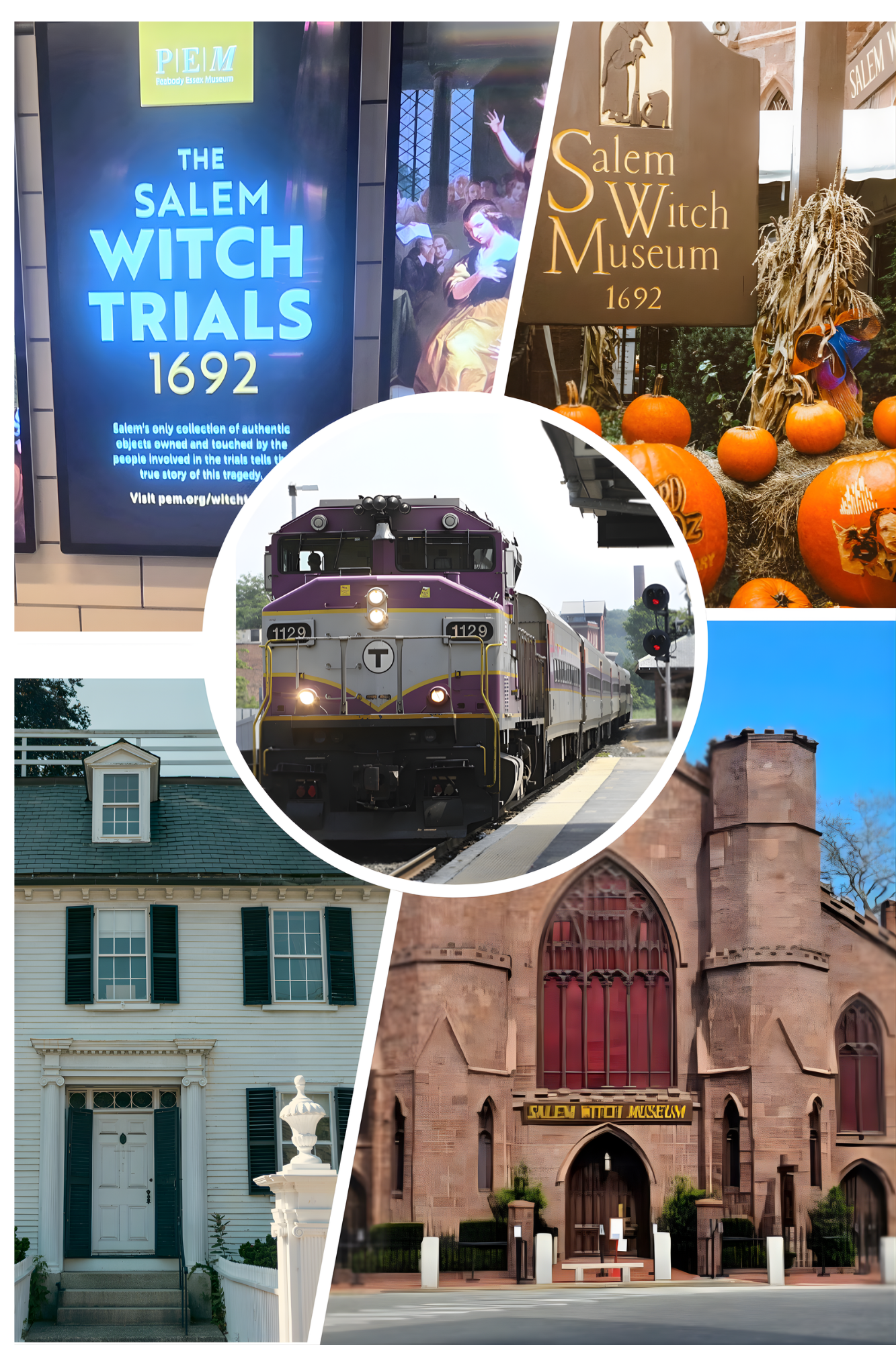 Historic Salem Walking & Museum Tour Via Train