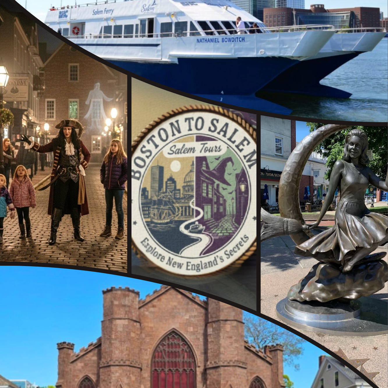 Historic Salem Walking Tour:  To Salem by Ferry via Return to Boston via Train ( May 2026)