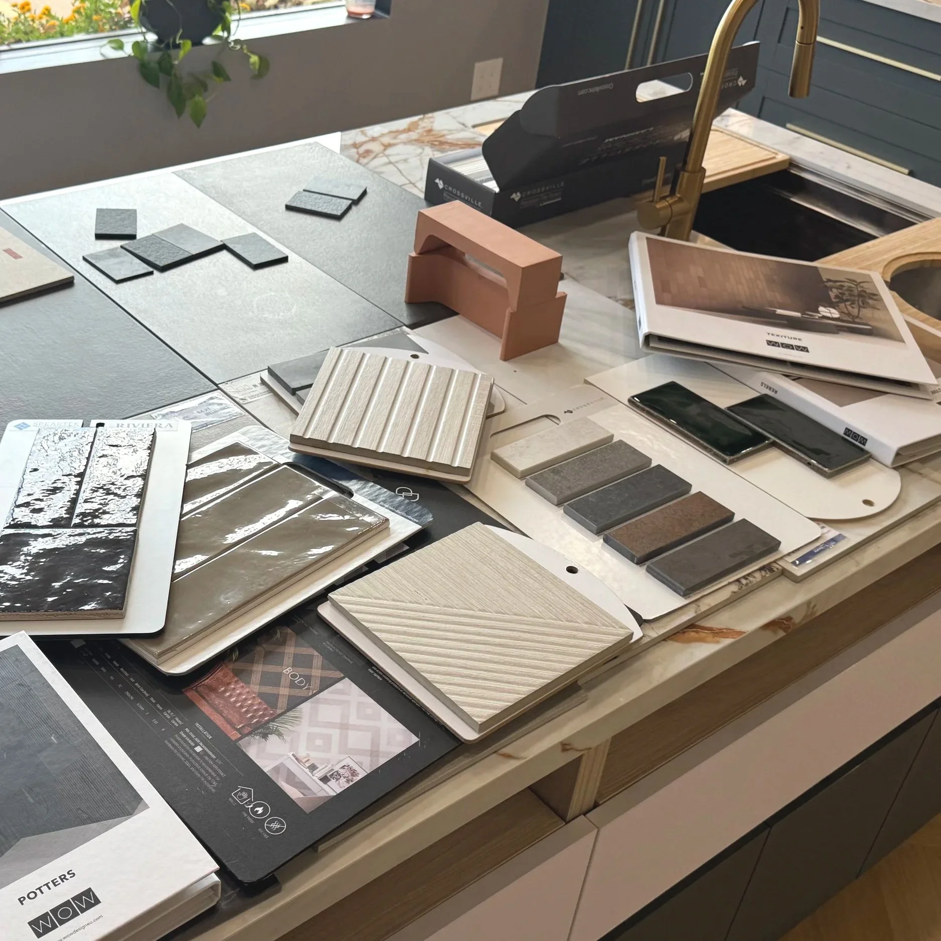 Putting a palette together at Mosswood Studios