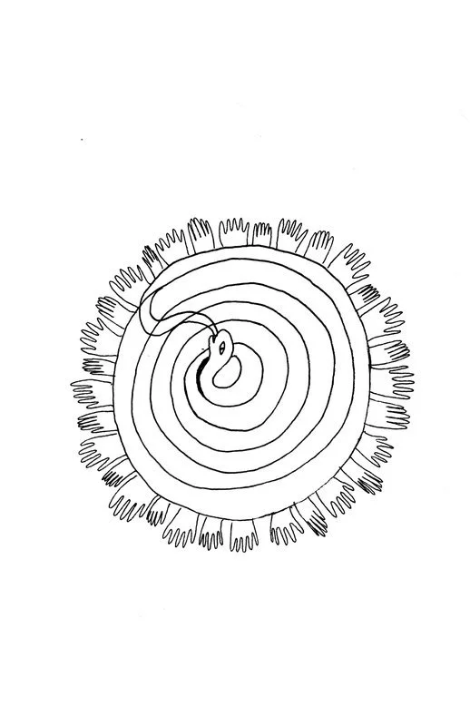 no. 0052 - Coiled Ouroboros #2