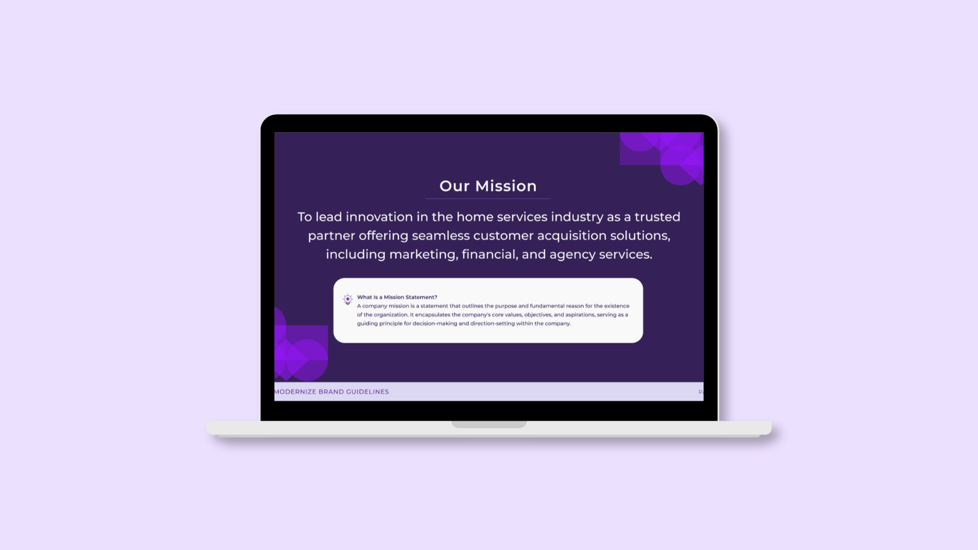 Modernize Mission