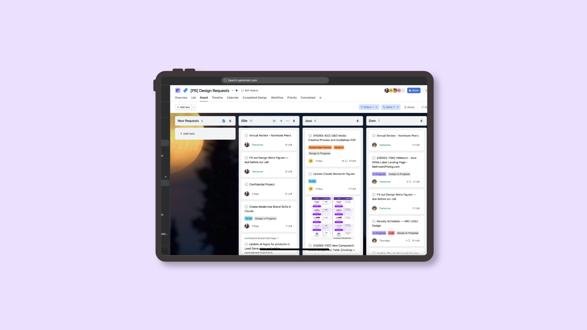 Asana Creative Workflow