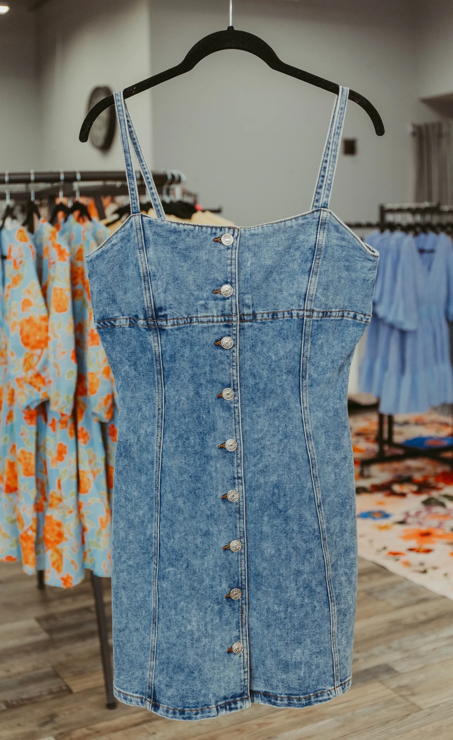 Button Up Jean Dress