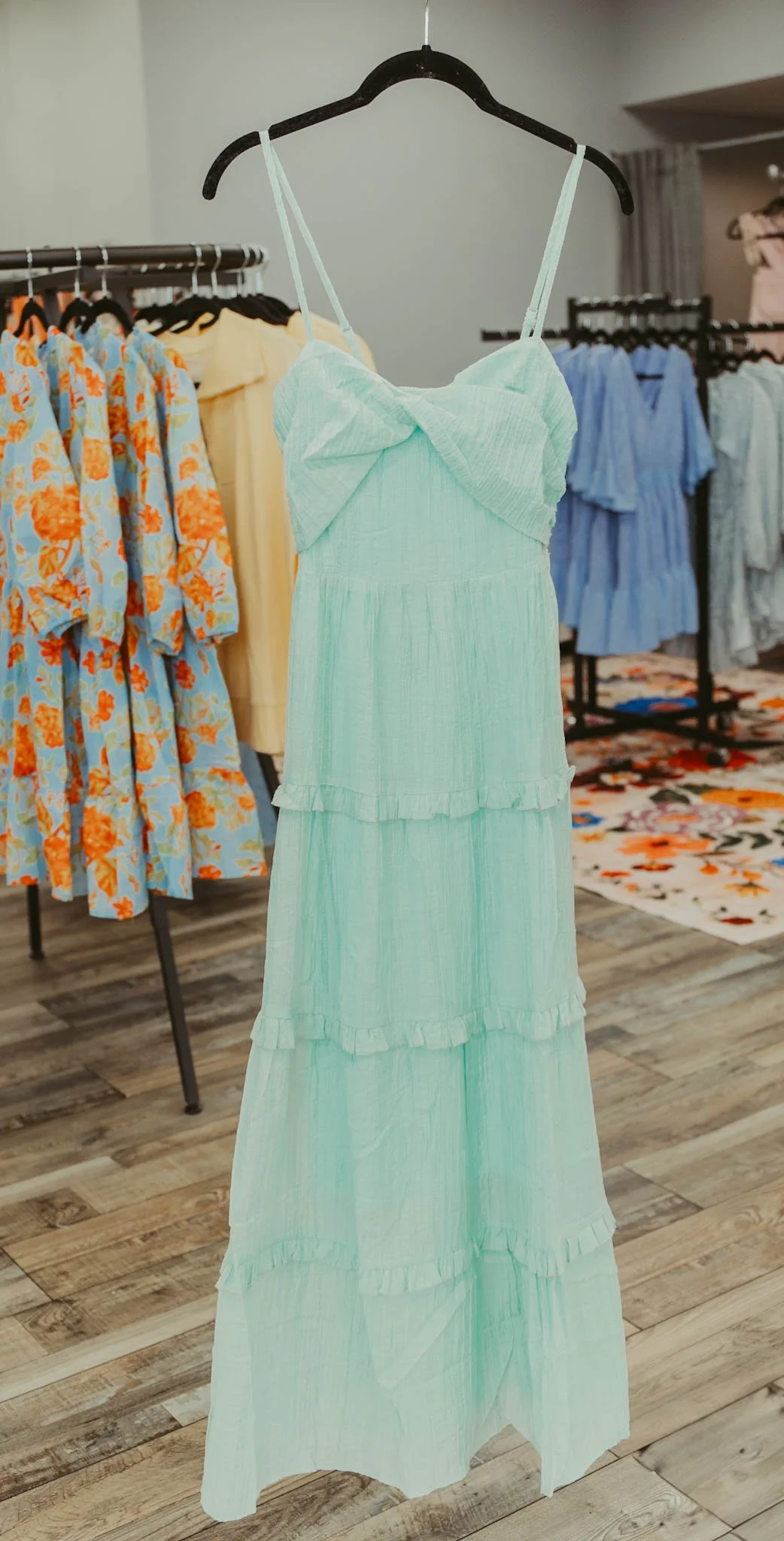 Aqua Lake Maxi Dress