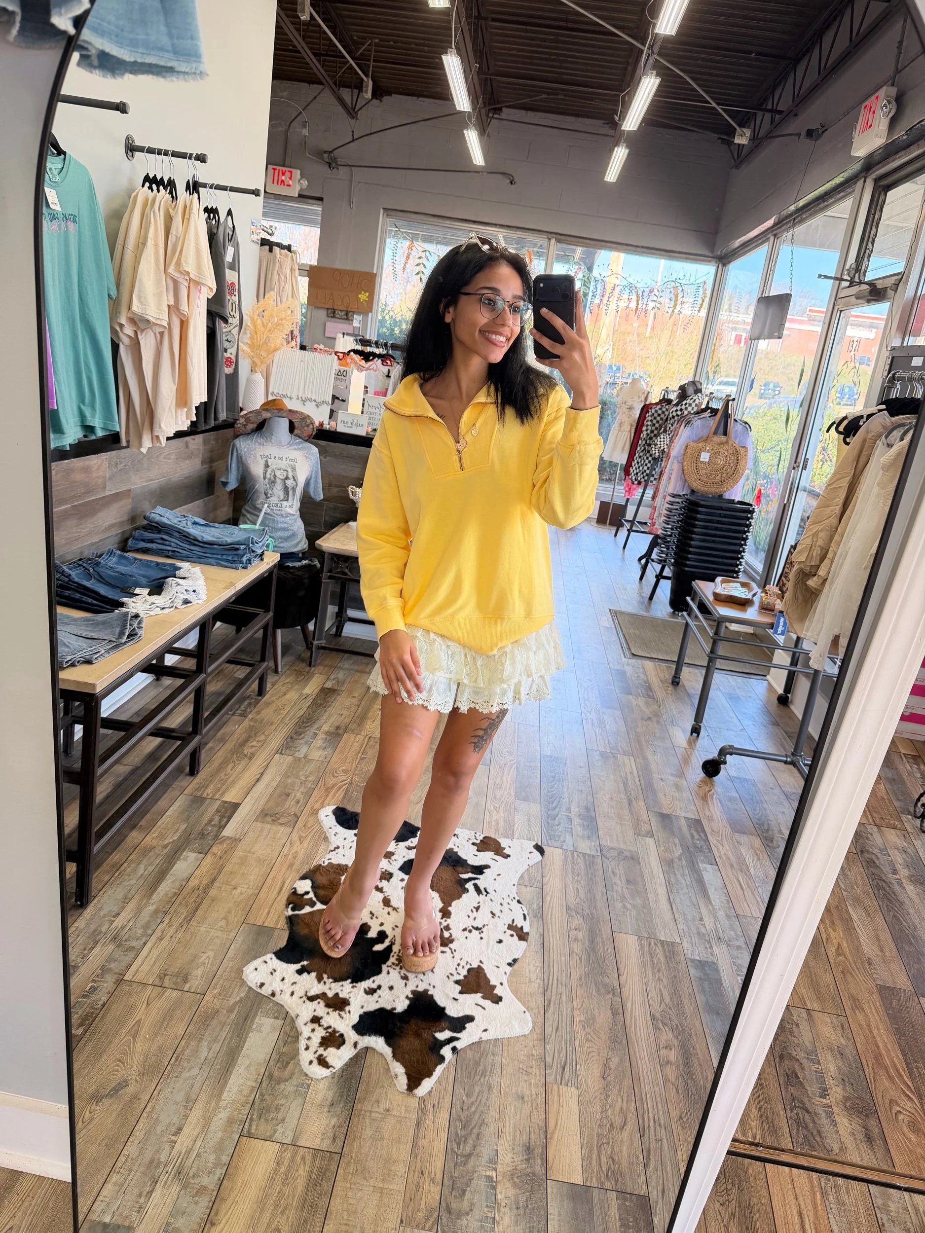 Yellow Formal Quarter Zip