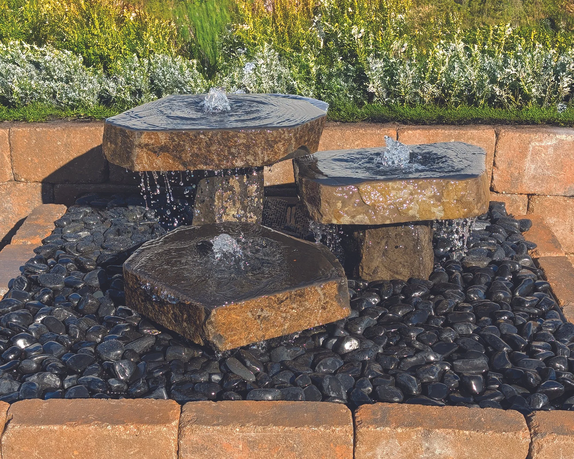 Rock overspill cluster of three