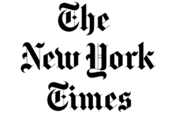 Black and white logo The New york Times