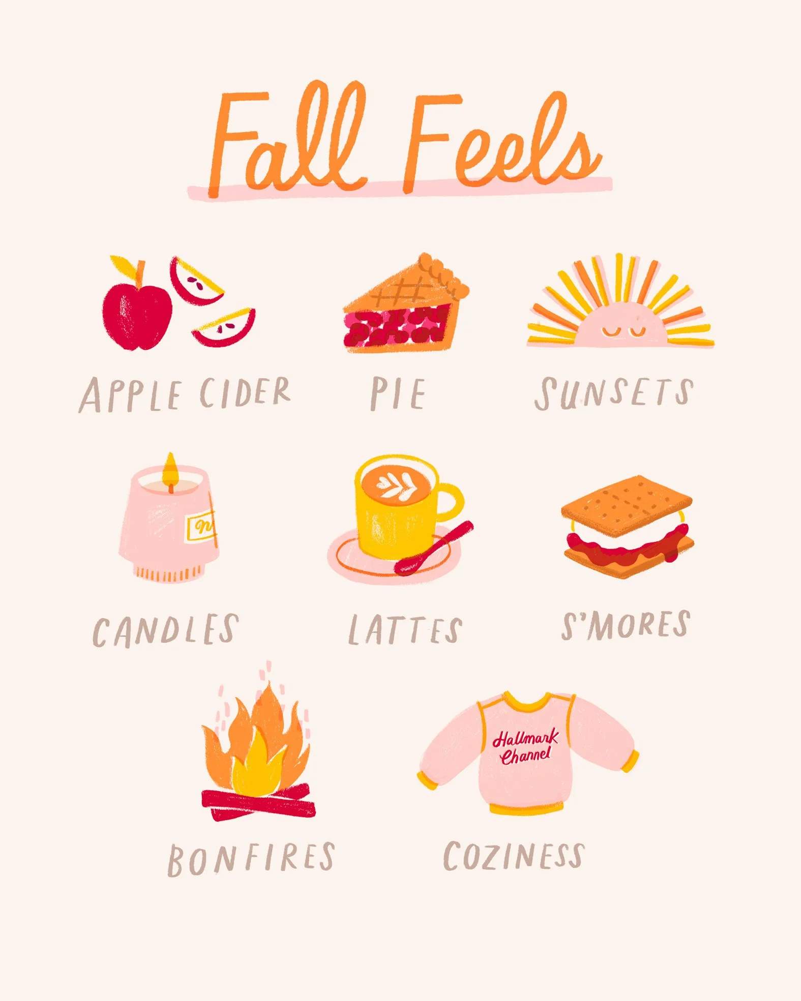 Social media illustrations