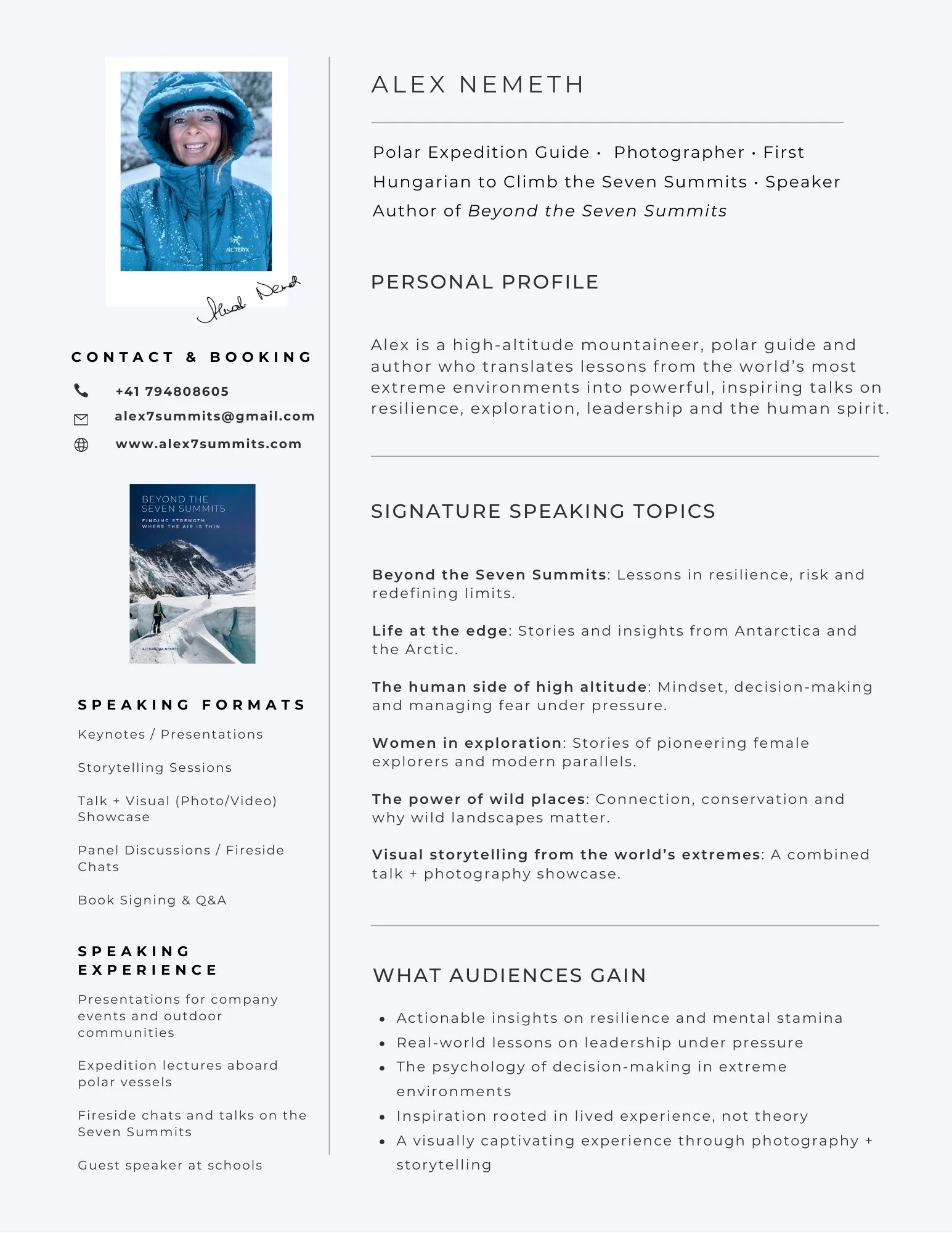 Alex Nemeth Speaker Profile
