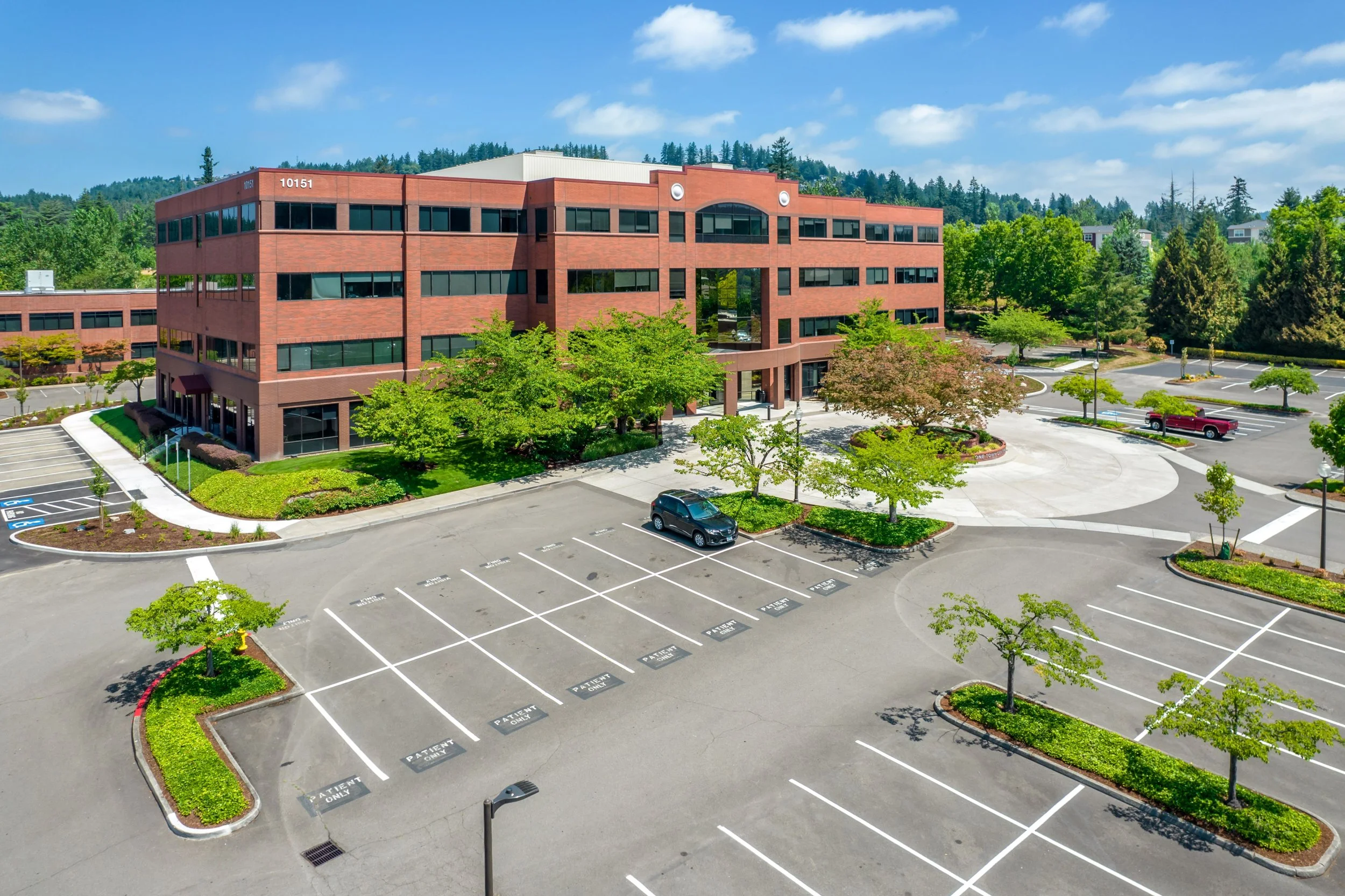 Clackamas brick office building