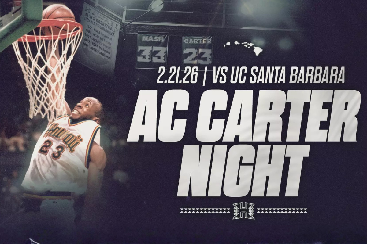 Hawai‘i Basketball Legend Anthony Carter to Have No. 23 Raised to the Rafters