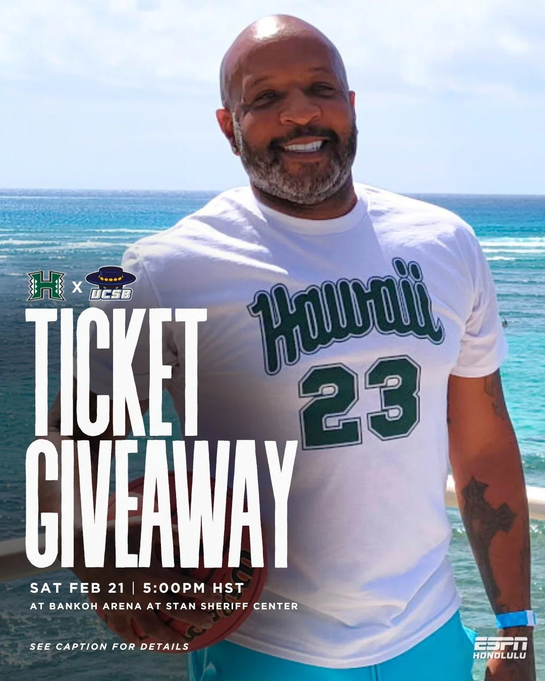AC CARTER NIGHT 🏀🌈

A historic night at the Stan as Hawai'i hosts UC Santa Barbara &mdash; highlighted by the jersey retirement of Anthony &ldquo;AC&rdquo; Carter on Saturday night.

Carter becomes just the second player in UH men&rsquo;s basketbal