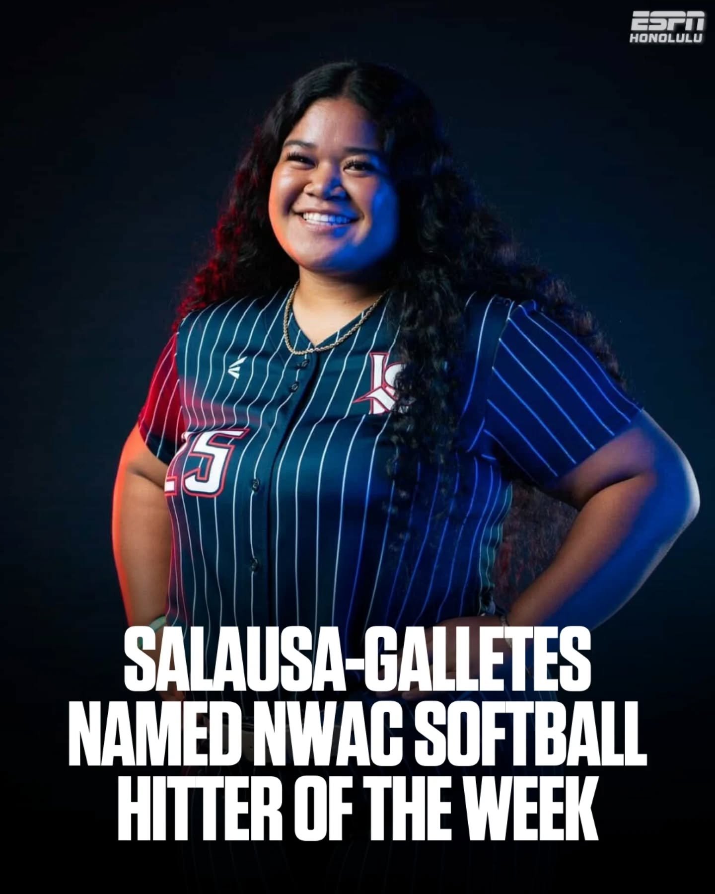 Shoutout to 'Iolani alum and Southwestern Oregon CC&rsquo;s Hunter Salausa-Galletes, named NWAC &lsquo;Competitive Athletics&rsquo; Softball Hitter of the Week for March 9&ndash;15! 🔥🥎

#808AtTheNextLevel

📸 @swocc_laker_softball