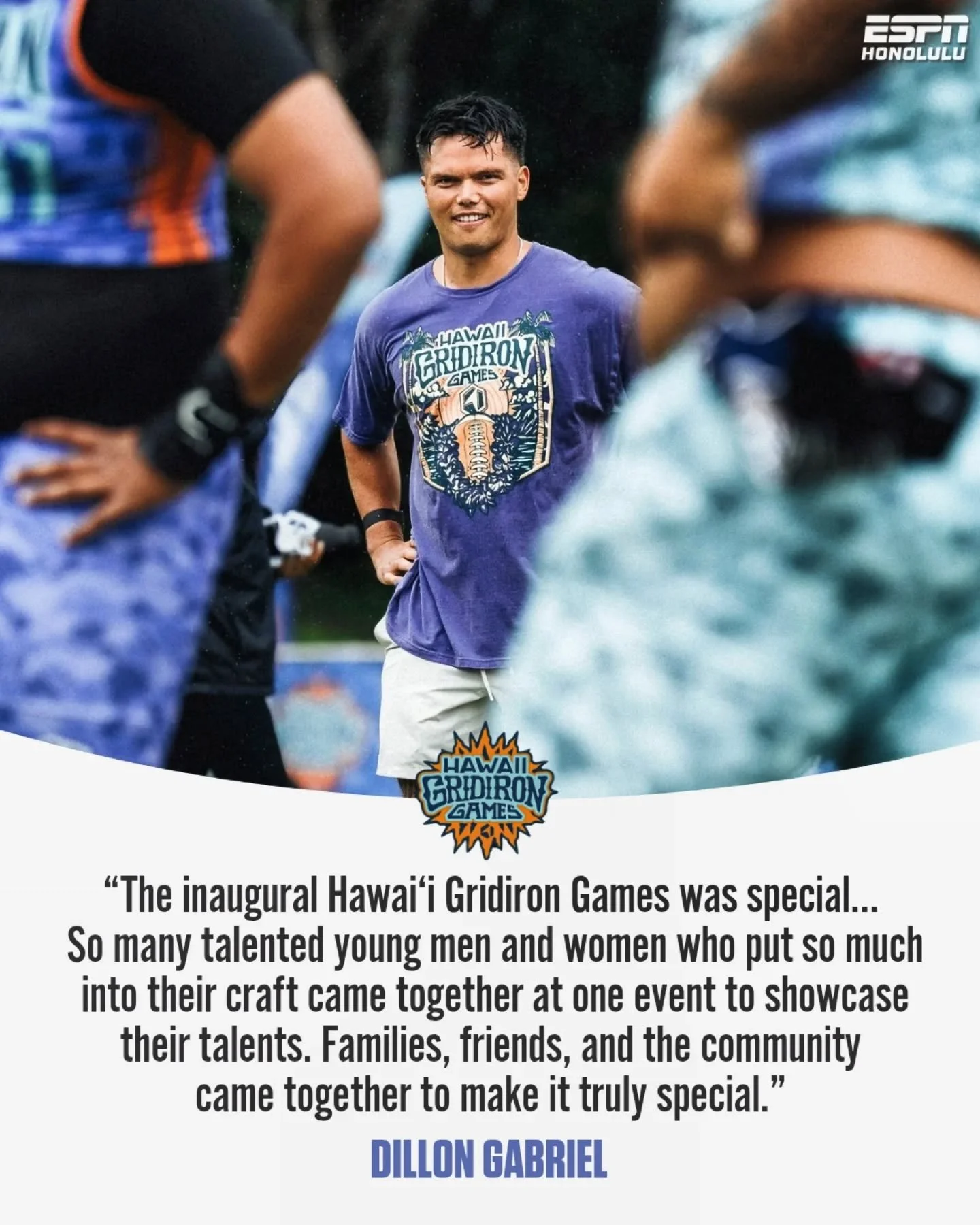 First Hawai'i Gridiron Games in the 📚! 🏈

Mahalo to @dillongabriel and @iminspiredfoundation for always giving back. 🤙🏽 

📸 @yasunariphotography + @pineapple.production_