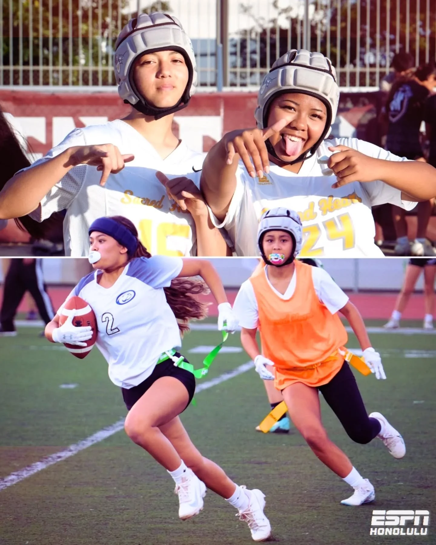 Sacred Hearts gets in the win column ✨🏈

A 36-22 win over Le Jardin to secure their first victory of the ILH season.

Round 2 on deck 👀
📅 April 2 at Kamehameha

📸 @shutterproof_808