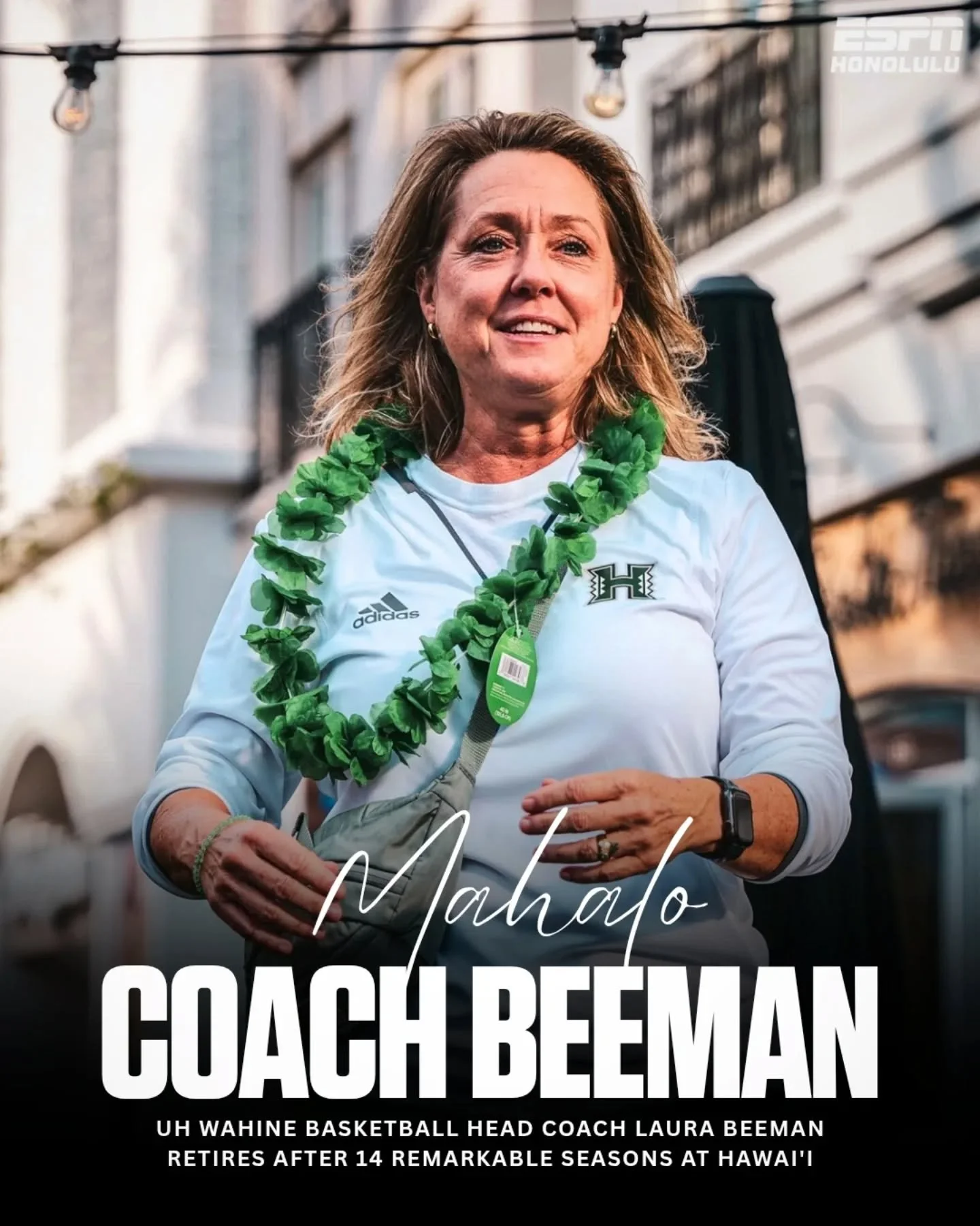 A chapter closes, but a legacy lives on. 🌈🏀💚

After 14 seasons leading the Rainbow Wahine, Laura Beeman steps away from the sidelines&mdash;leaving behind a program built on excellence, resilience, and heart.

From championships and NCAA Tournamen