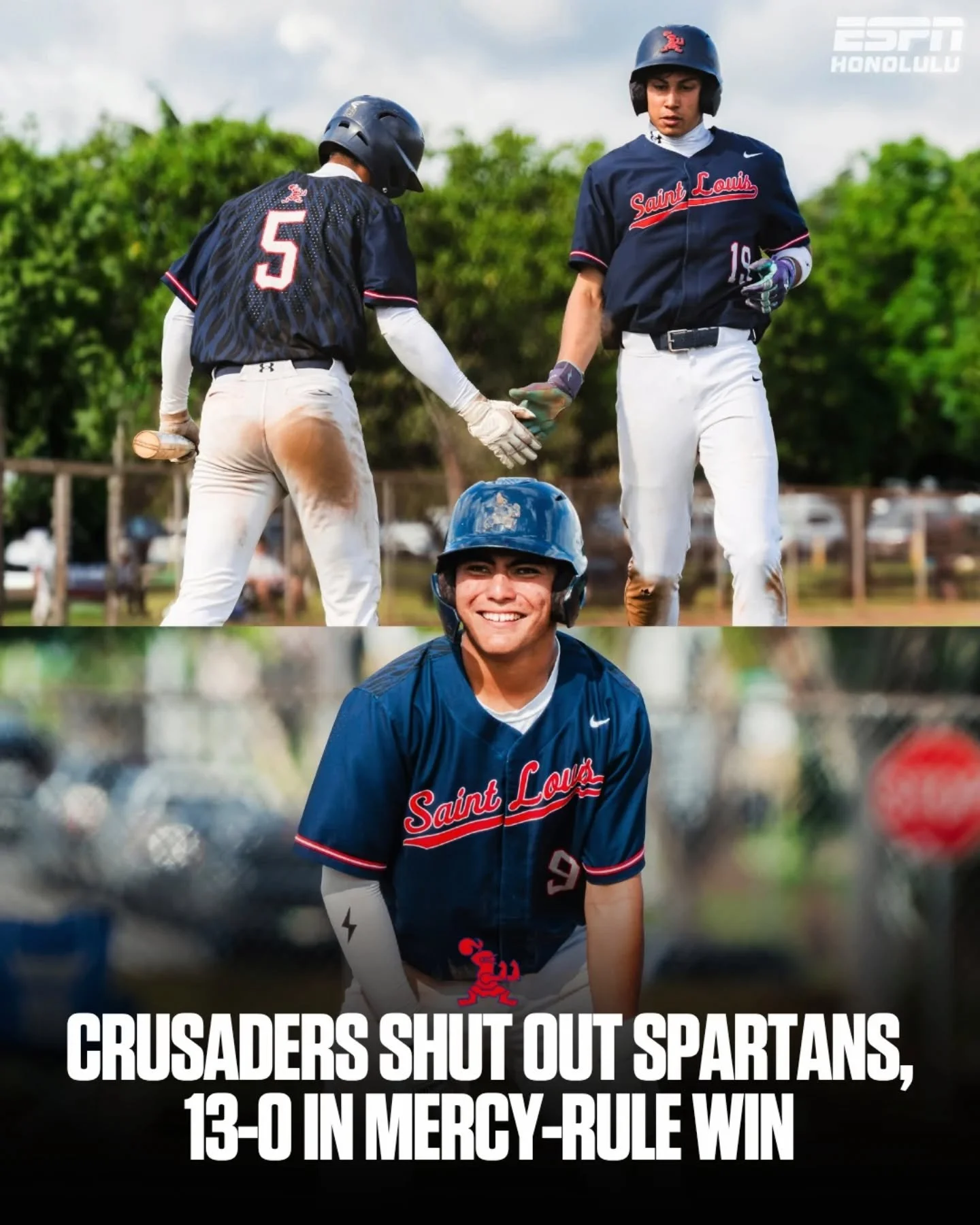 13-0 final in five. ⚾️

Saint Louis evens its record at 2-2 with a shutout win over Maryknoll.

📸 @yasunariphotography