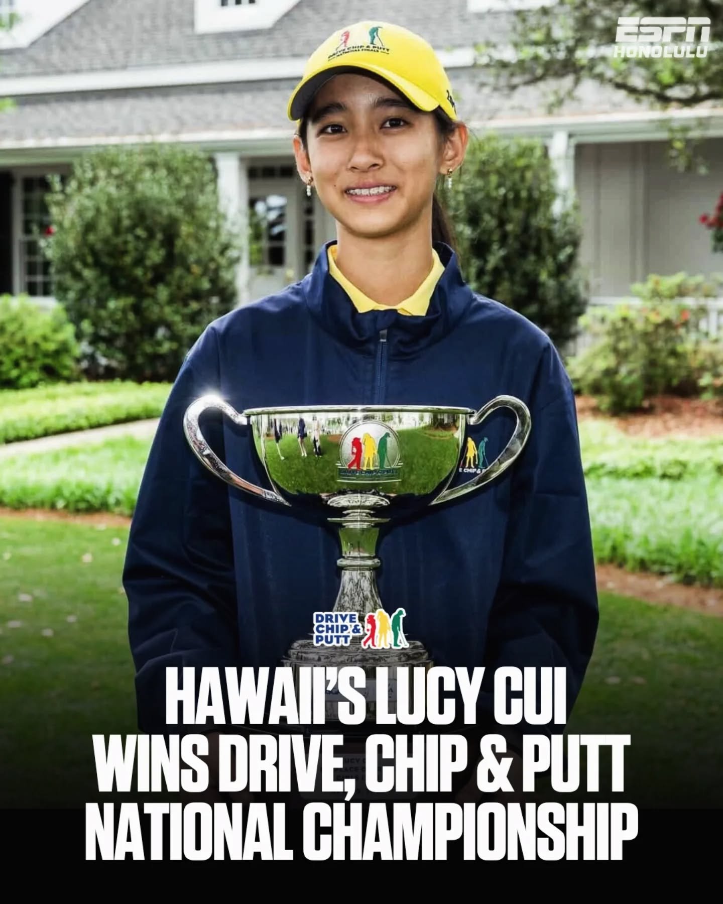 From Hawaiʻi to Augusta ⛳️🌺

ʻIolani School&rsquo;s Lucy Cui is a Drive, Chip &amp; Putt National Champion, winning the Girls 12&ndash;13 division at Augusta National Golf Club.

Big-time performance on one of golf&rsquo;s biggest stages 👏🏼

Congr