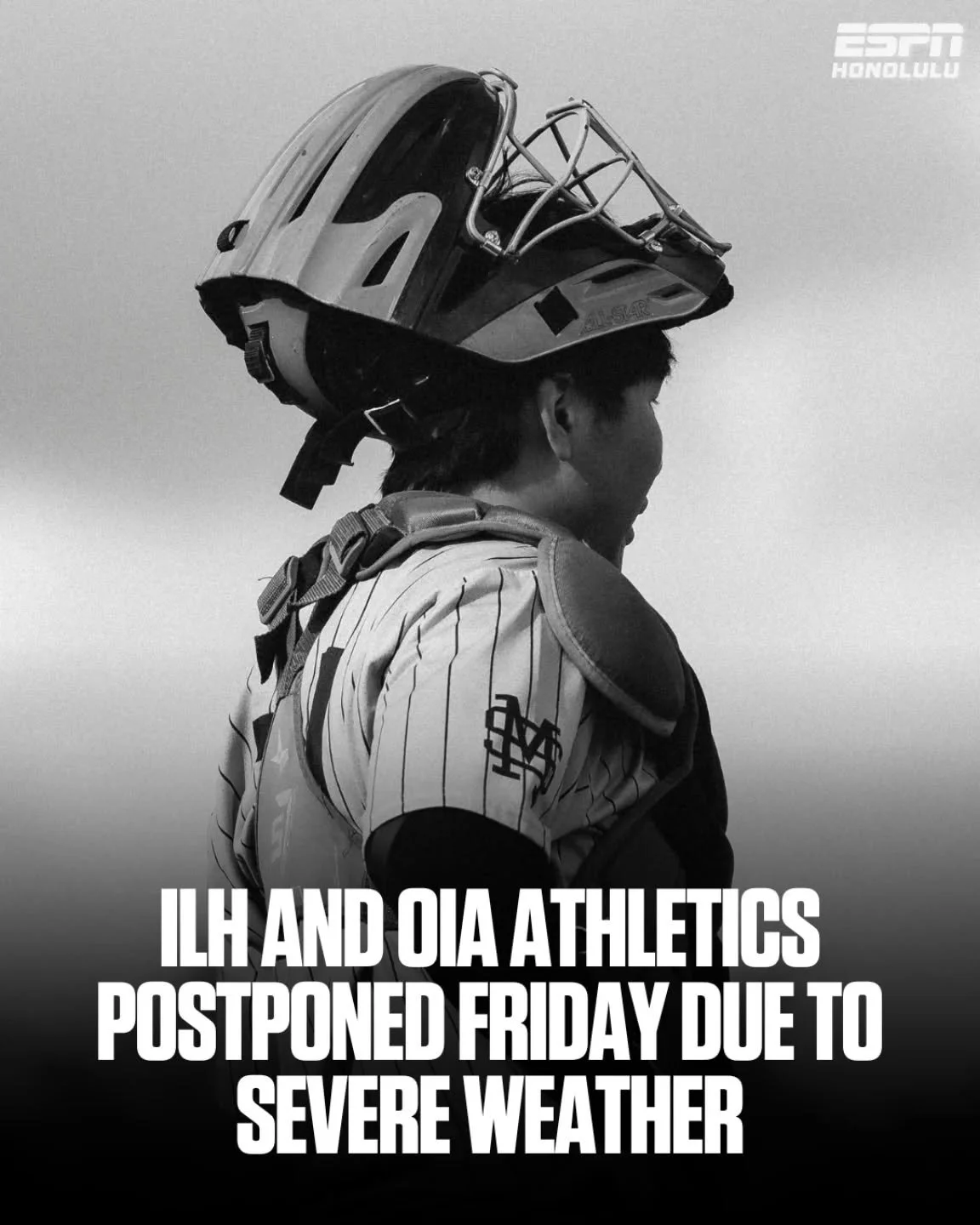 🚨 All OIA and ILH athletic events scheduled for Friday have been postponed due to severe weather expected across O&lsquo;ahu. ☔

Stay safe!

📸 @yasunariphotography